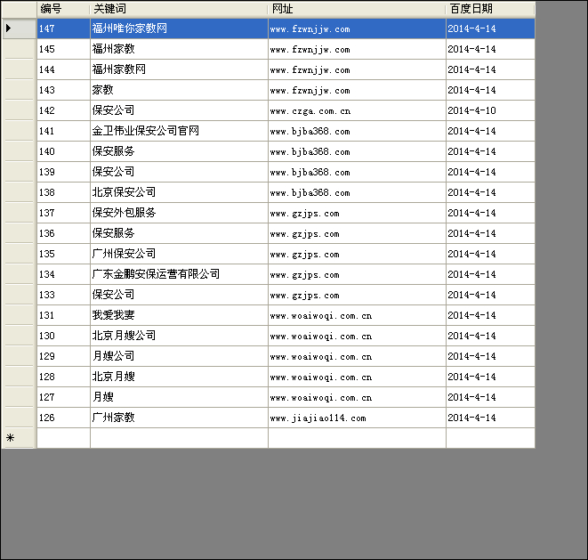 关键字批量查询